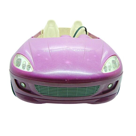 Mattel Large Barbie Convertible Just Married Car Purple Pink 2006 (K8665) 17x10 - Picture 3 of 12
